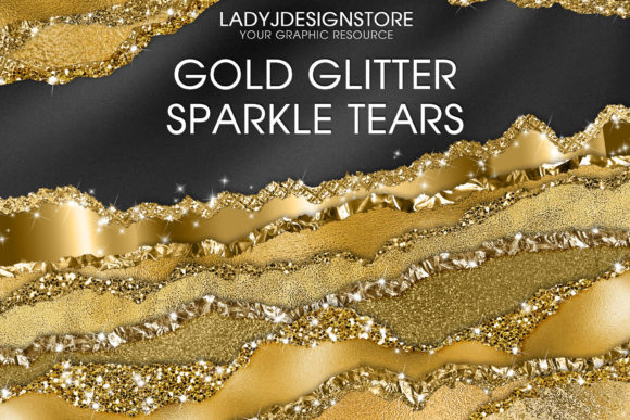Download Gold Glitter Sparkle Torn Paper Clip Art - Glitter Collection
