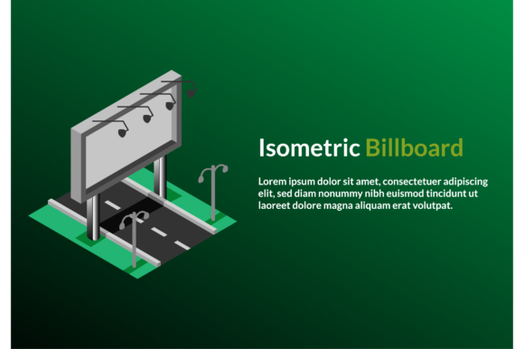 Download Vector Isometric - Billboard Reklame Adv - Billboard Collection