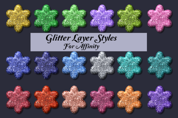 Download Glitter Layer Styles for Affinity - Glitter Collection