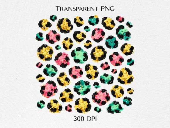 Download Glitter Leopard Pattern PNG - Glitter Collection