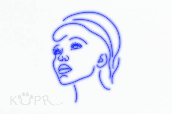 Download Neon Woman Face - Premium Bundle