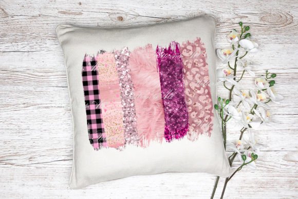 Download Brush Strokes Pink Glitter Digital Desig - Glitter Collection