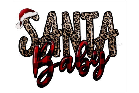 Download Santa Baby Christmas Leopard PNG Clipart - Leopard png clipart Collection